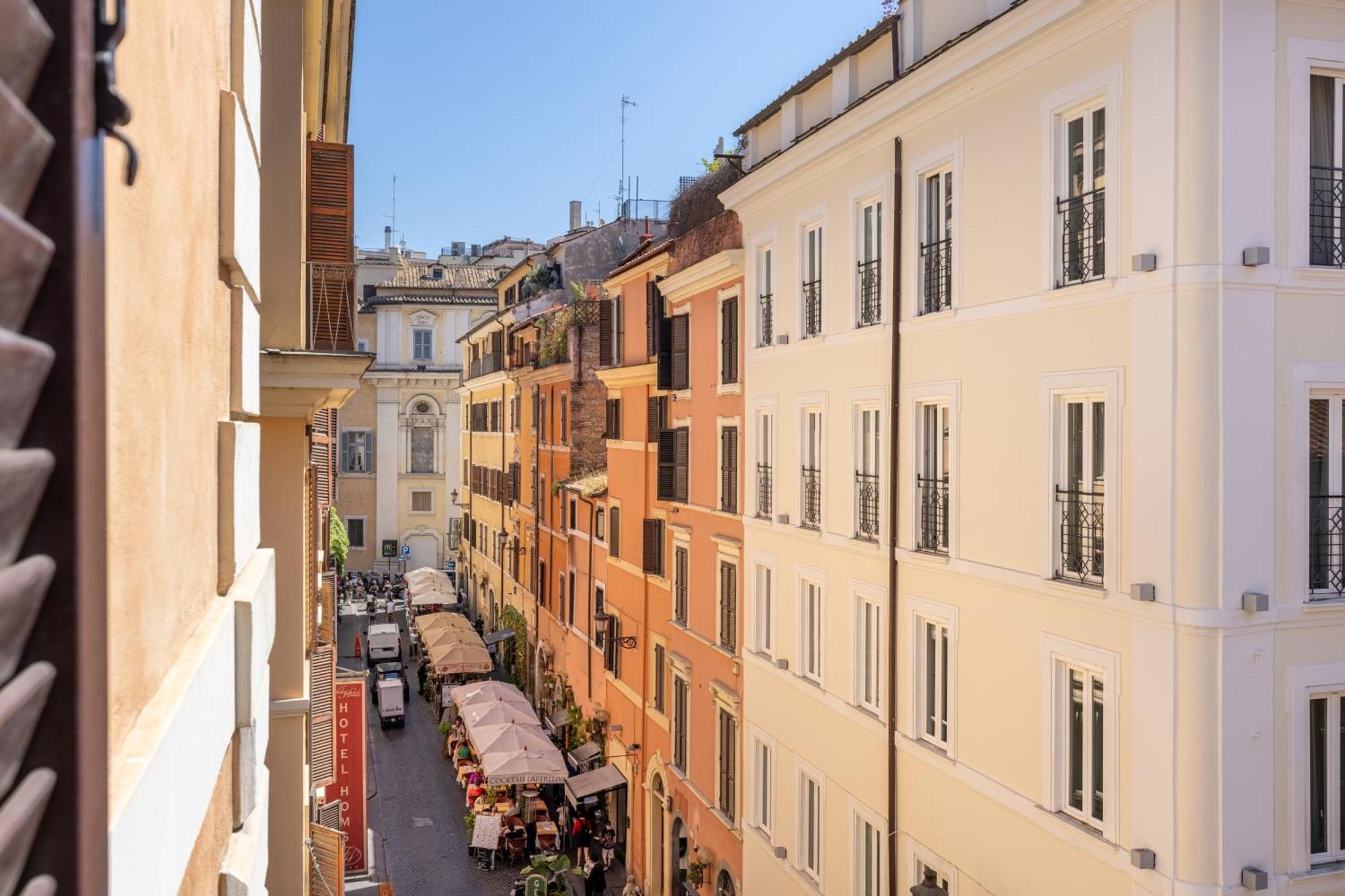 Charming Apartment At Spanish Steps, No Elevator ローマ エクステリア 写真